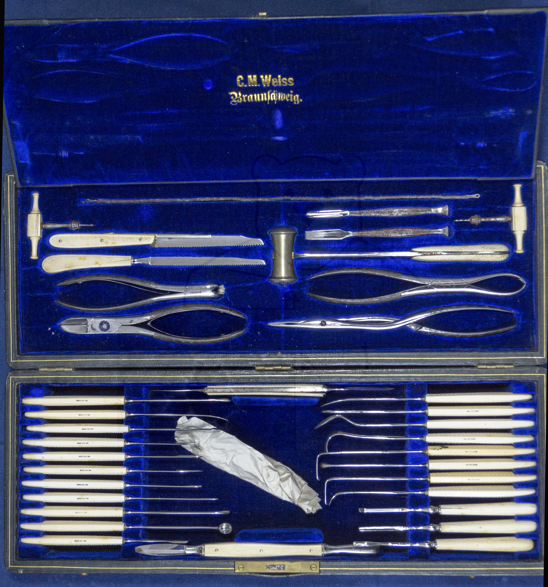 Instrumentenbox für allgemeine Operationen, ca. 1870'er Jahre